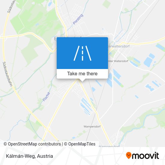 Kálmán-Weg map