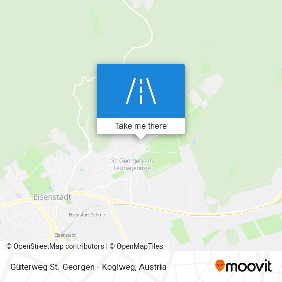 Güterweg St. Georgen - Koglweg map