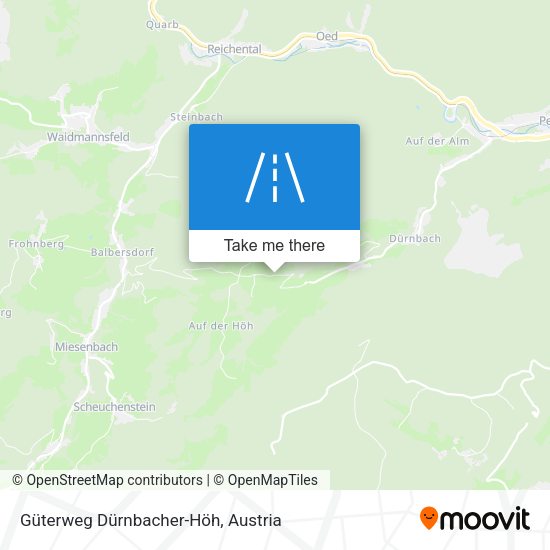 Güterweg Dürnbacher-Höh map
