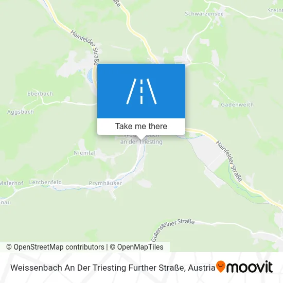 Weissenbach An Der Triesting Further Straße map