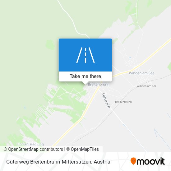 Güterweg Breitenbrunn-Mittersatzen map