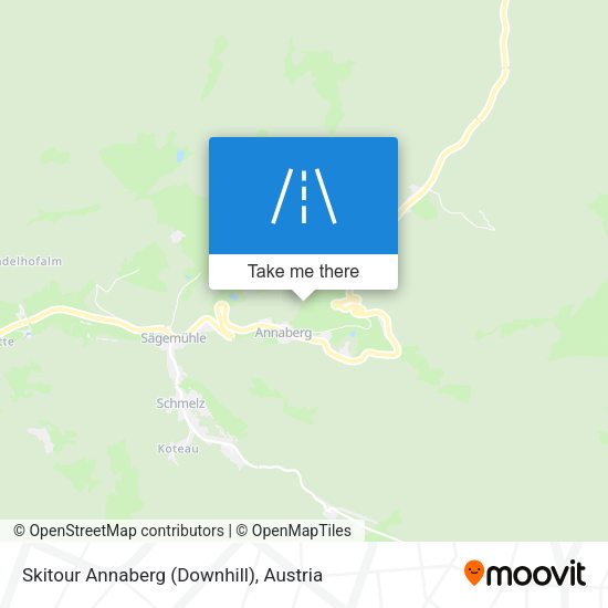 Skitour Annaberg (Downhill) map