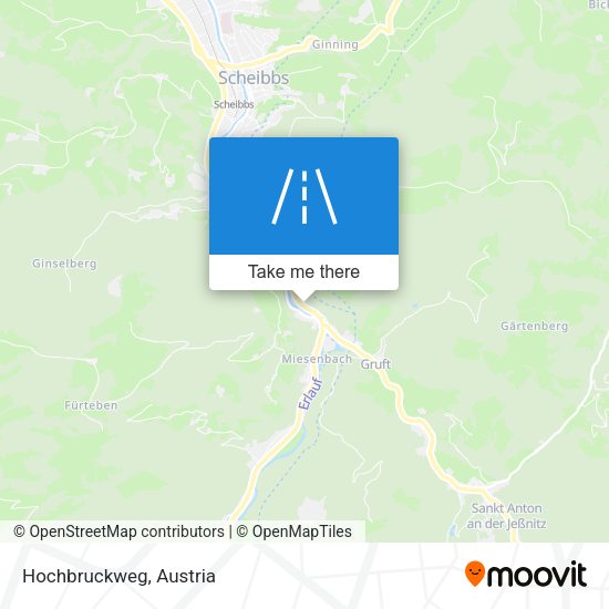 Hochbruckweg map