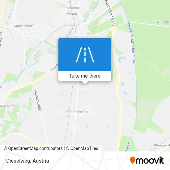 Dieselweg map
