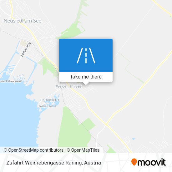 Zufahrt Weinrebengasse Raning map