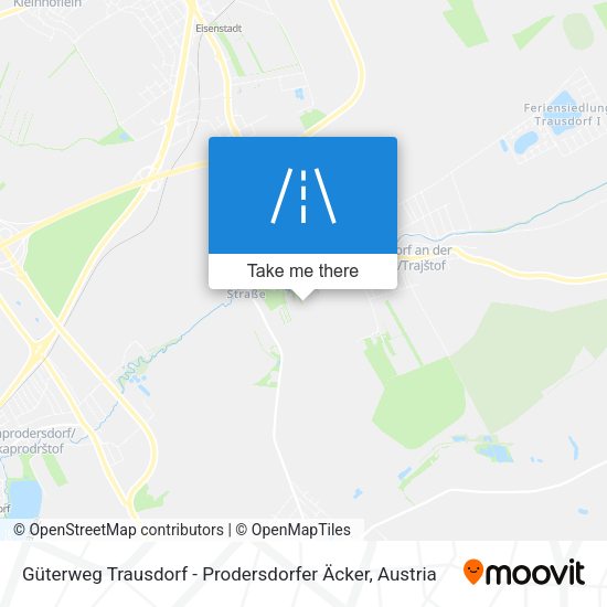 Güterweg Trausdorf - Prodersdorfer Äcker map