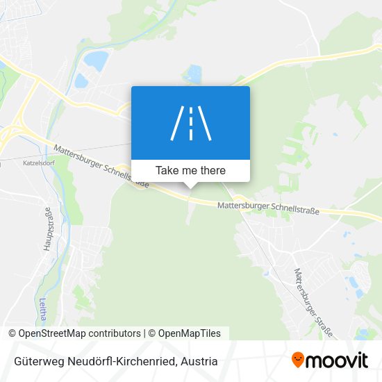 Güterweg Neudörfl-Kirchenried map