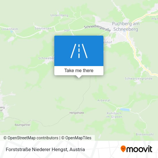 Forststraße Niederer Hengst map