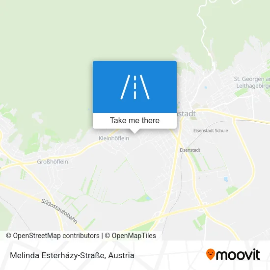 Melinda Esterházy-Straße map