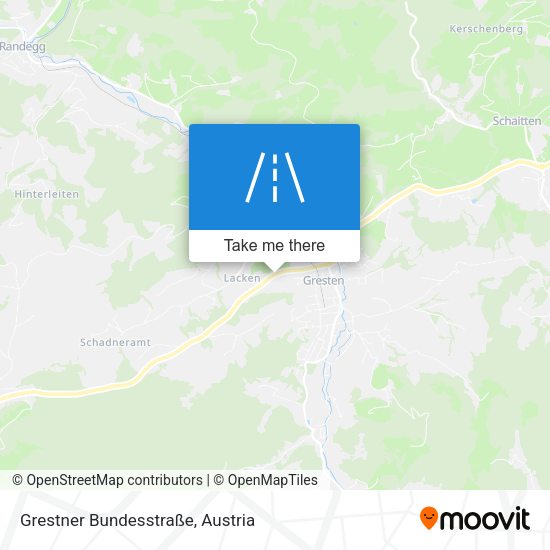 Grestner Bundesstraße map