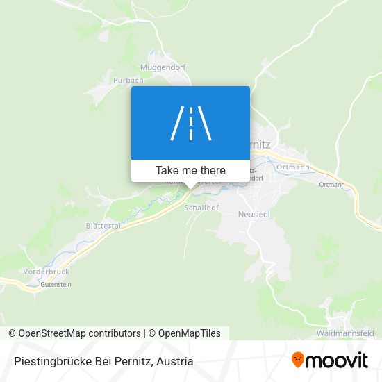 Piestingbrücke Bei Pernitz map