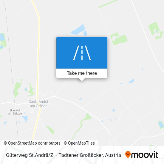 Güterweg St.Andrä / Z. - Tadtener Großäcker map