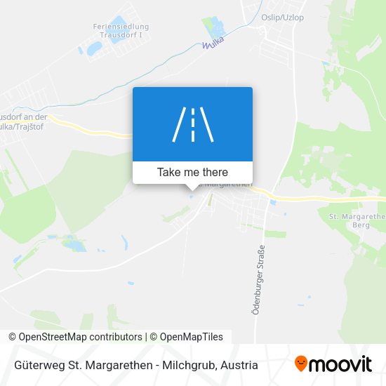 Güterweg St. Margarethen - Milchgrub map