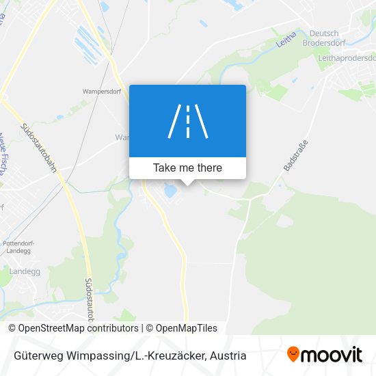 Güterweg Wimpassing / L.-Kreuzäcker map