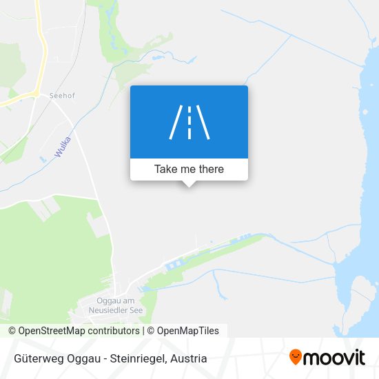 Güterweg Oggau - Steinriegel map