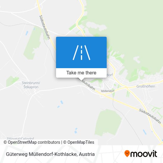 Güterweg Müllendorf-Kothlacke map