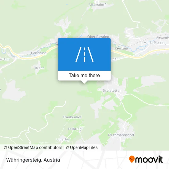 Währingersteig map