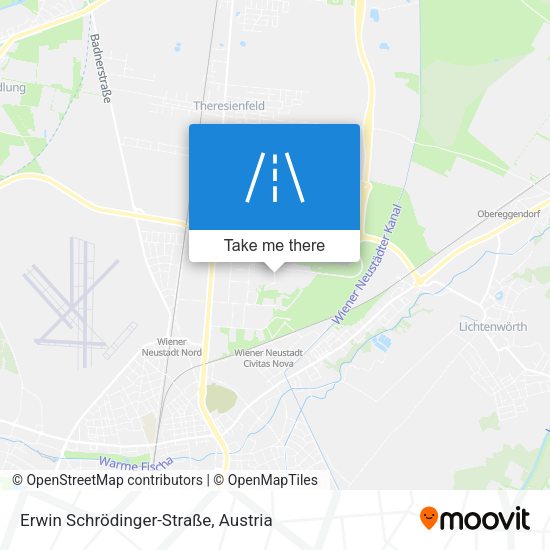 Erwin Schrödinger-Straße map