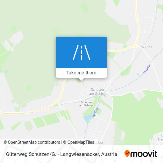 Güterweg Schützen / G. - Langwiesenäcker map