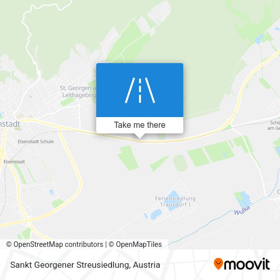 Sankt Georgener Streusiedlung map