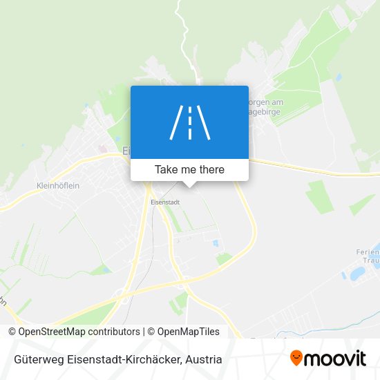 Güterweg Eisenstadt-Kirchäcker map