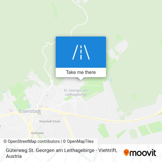 Güterweg St. Georgen am Leithagebirge - Viehtrift map