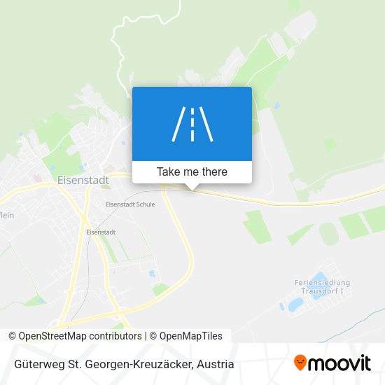 Güterweg St. Georgen-Kreuzäcker map