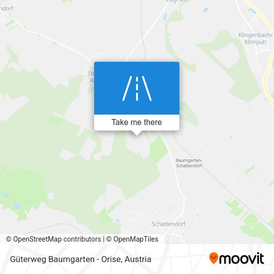 Güterweg Baumgarten - Orise map
