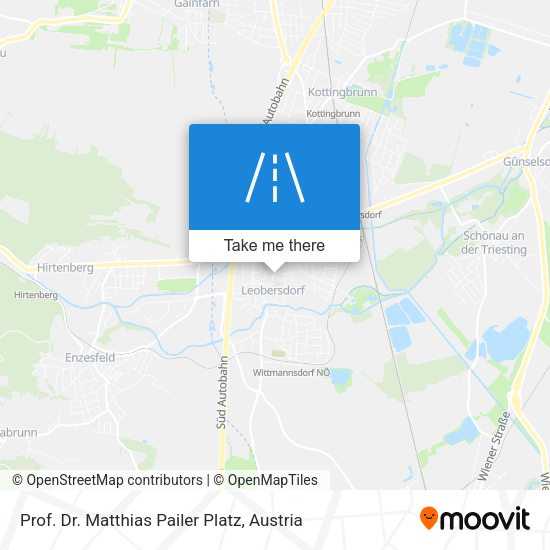 Prof. Dr. Matthias Pailer Platz map