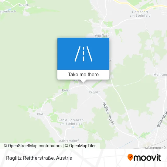 Raglitz Reitherstraße map