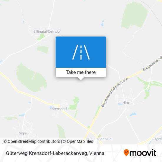 Güterweg Krensdorf-Leberackerweg map