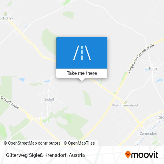 Güterweg Sigleß-Krensdorf map