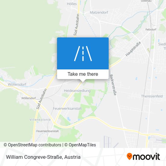 William Congreve-Straße map