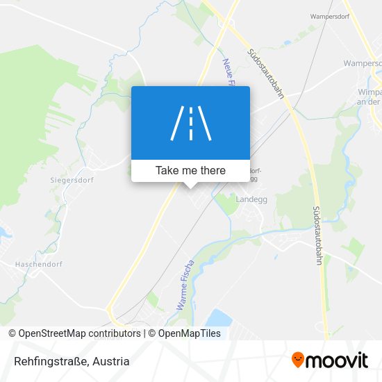Rehfingstraße map
