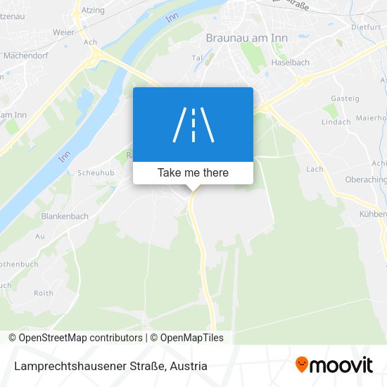 Lamprechtshausener Straße map