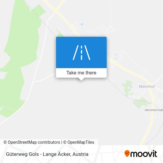 Güterweg Gols - Lange Äcker map