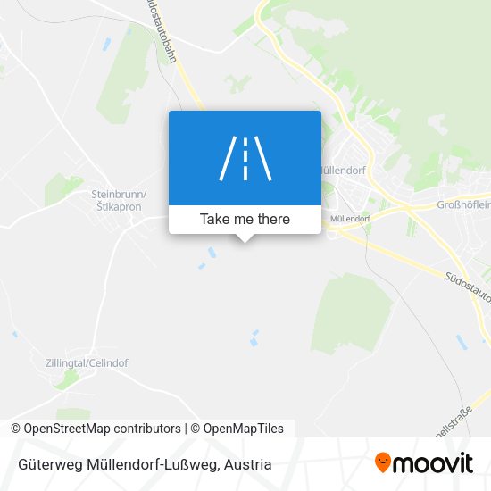Güterweg Müllendorf-Lußweg map