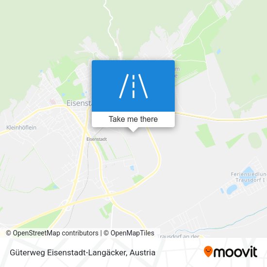Güterweg Eisenstadt-Langäcker map