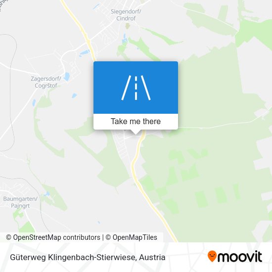 Güterweg Klingenbach-Stierwiese map