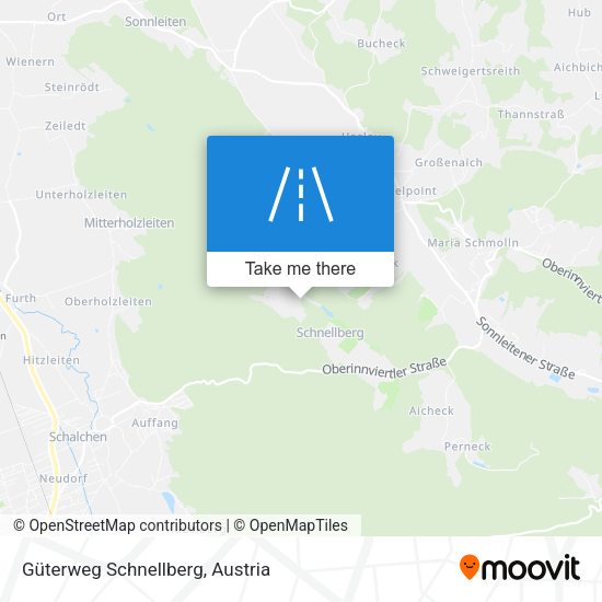 Güterweg Schnellberg map
