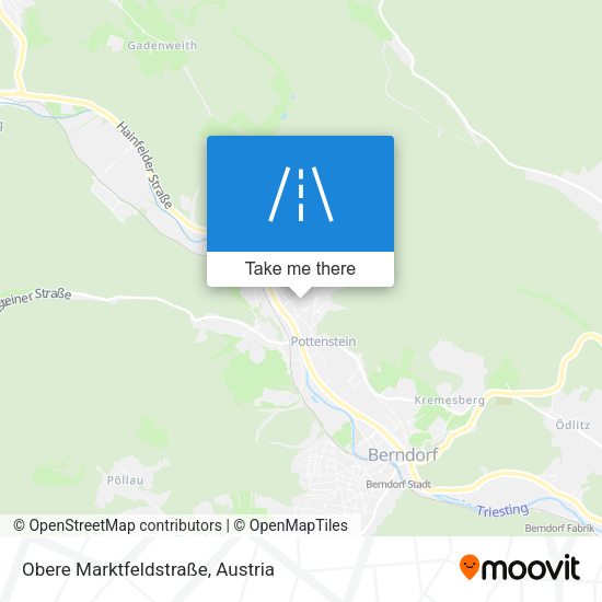 Obere Marktfeldstraße map
