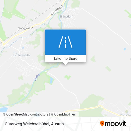 Güterweg Weichselbühel map