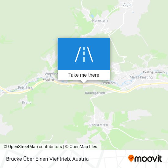 Brücke Über Einen Viehtrieb map