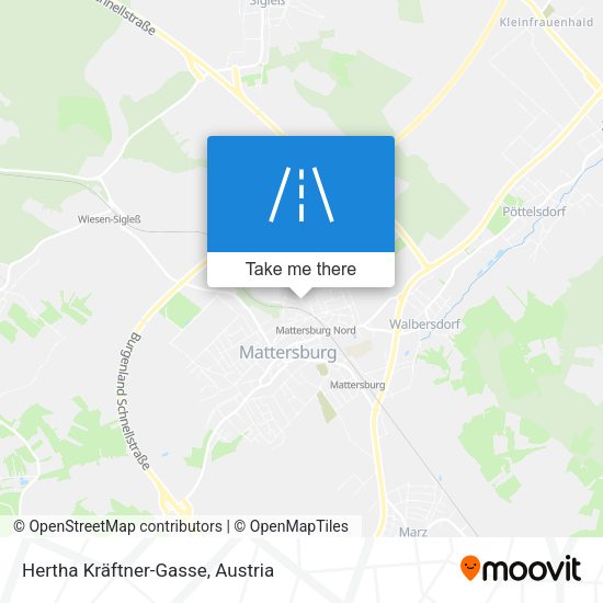 Hertha Kräftner-Gasse map