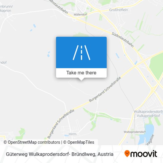 Güterweg Wulkaprodersdorf- Bründlweg map