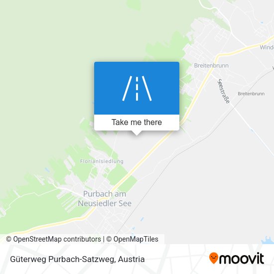Güterweg Purbach-Satzweg map