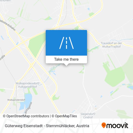 Güterweg Eisenstadt - Sternmühläcker map