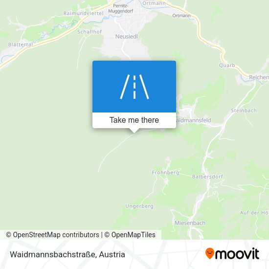 Waidmannsbachstraße map
