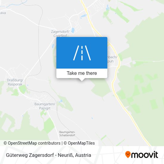 Güterweg Zagersdorf - Neuriß map