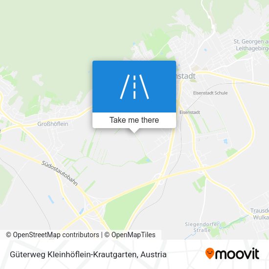 Güterweg Kleinhöflein-Krautgarten map